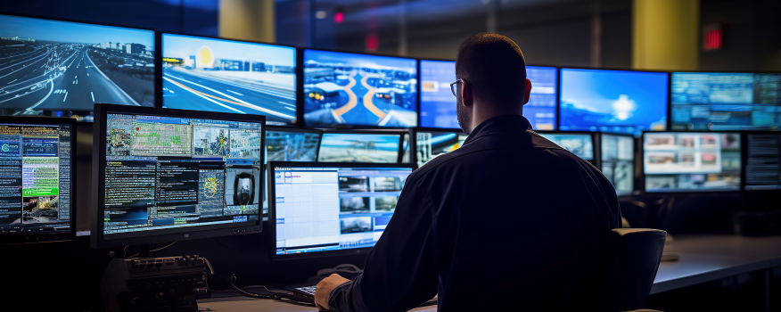 Security system monitoring transportation systems