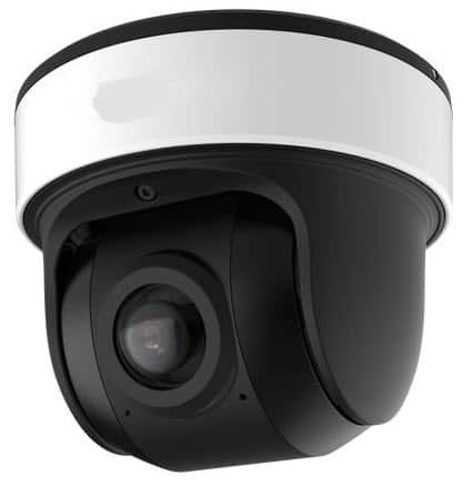 Turret style panoramic security camera